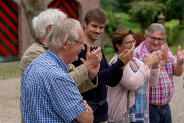 Meester Magnee eigenaar en bewoner Kasteel Horn