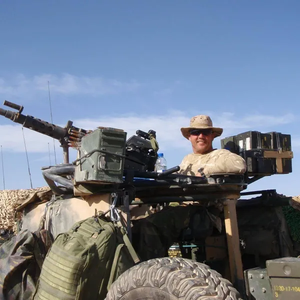 Ron Peters in Afghanistan Ron Peters in Afghanistan
