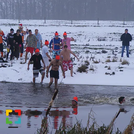 1 januari Nieuwjaarsduik in Grathem voor de echte ‘diehards’