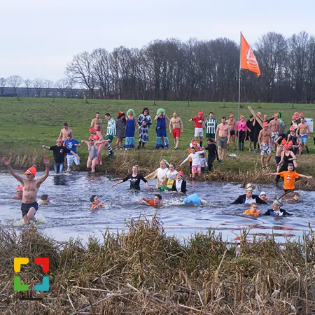 1 januari Nieuwjaarsduik in Grathem voor de echte ‘diehards’