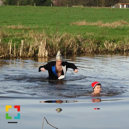 1 januari Nieuwjaarsduik in Grathem voor de echte ‘diehards’