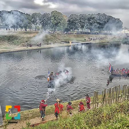 foto: De slag om Stevensweert.  Hallo Magazine online / Stevensweert: de onneembare vesting die de geschiedenis veranderde