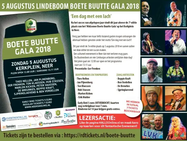5 AUGUSTUS LINDEBOOM BOETE BUUTTE GALA  ‘Een dag met een lach’