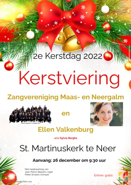 Kerstviering te Neer 26 dec.