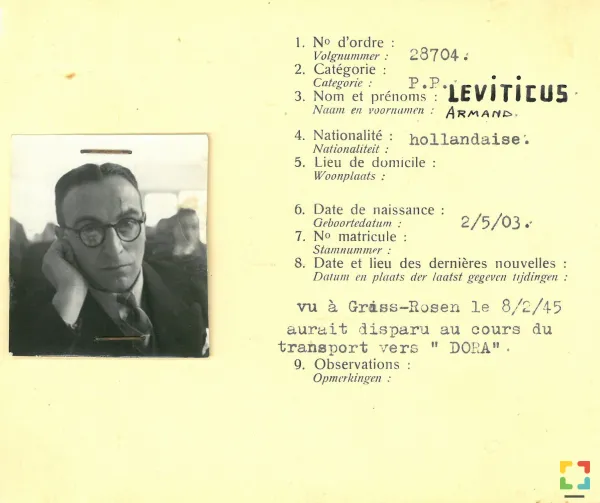 HALLO HISTORIE: Ook Armand Noë Leviticus verdient een struikelsteen in Heythuysen
