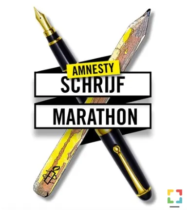 Amnesty Nederland organiseert op de Dag van de Mensenrechten, de inmiddels beroemde schrijfmarathon HALLO Online.nl